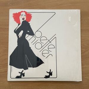 Vintage Bette Midler (1973) Vinyl LP Atlantic Records SD 7270 + Amsel Poster